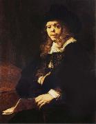 Rembrandt van rijn Portrait of Gerard de Lairesse oil on canvas